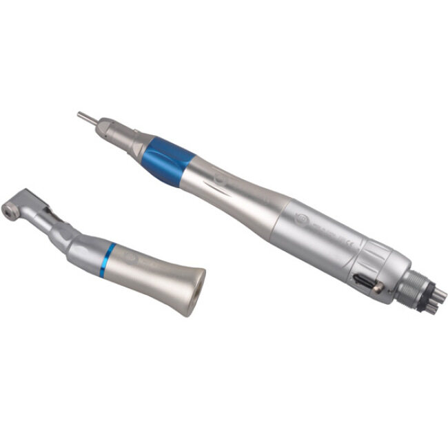 Contra Angle Air Motor Straight Low Speed Dental Handpiece Set